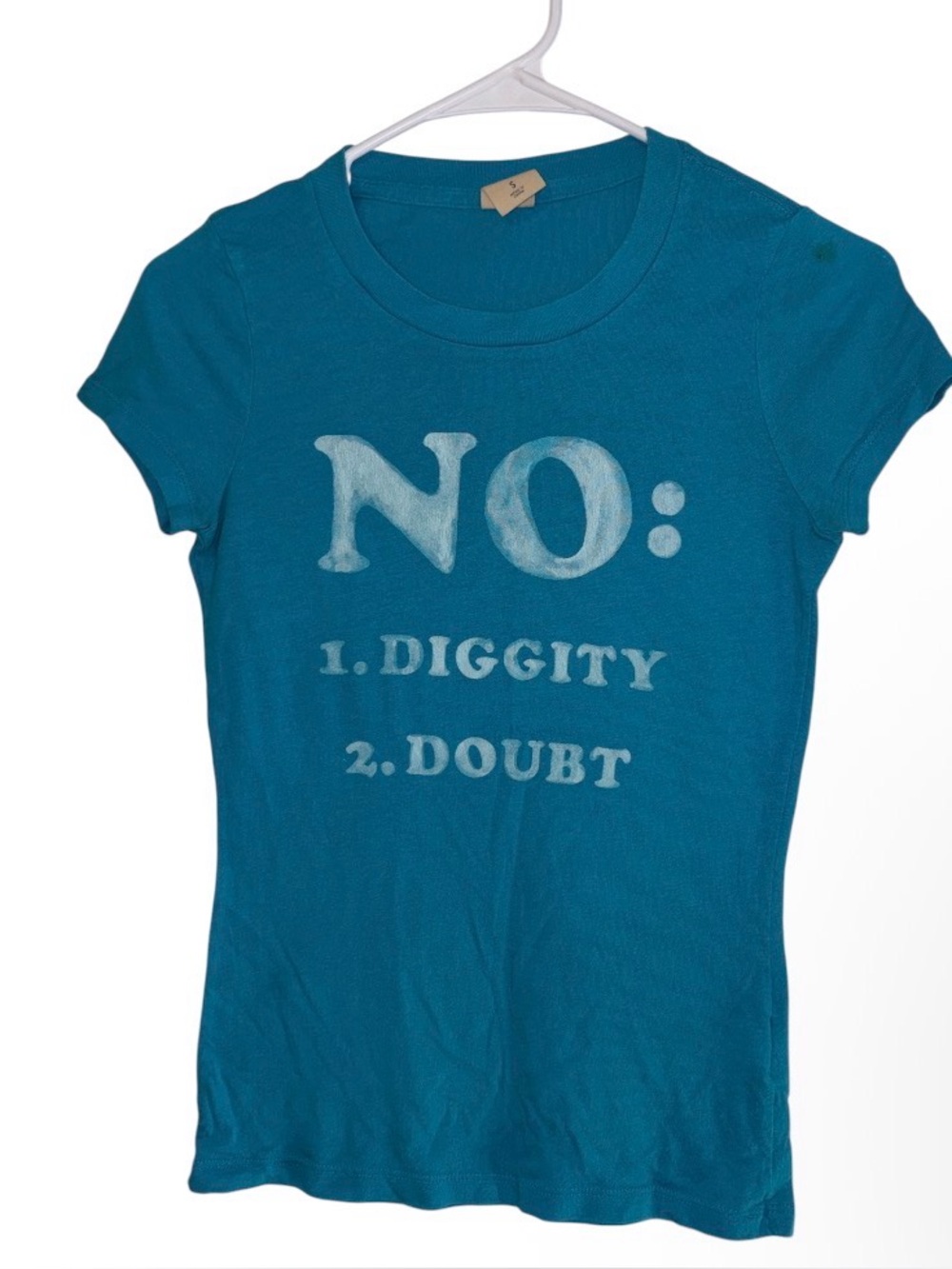 Y2K Hollister No Diggity No Doubt Graphic T-Shirt Size Small